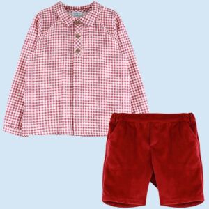Conjunto Dinamarca Rojo Dulce de Fresa