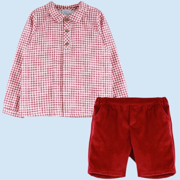 Conjunto Dinamarca Rojo Dulce de Fresa
