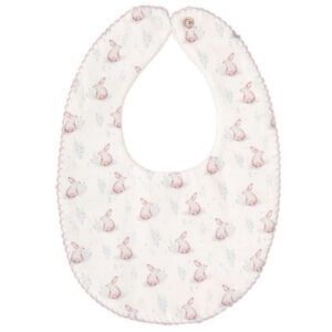 Babero Liebre Rosa Babidu