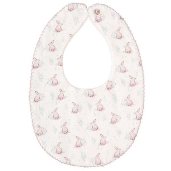 Babero Liebre Rosa Babidu