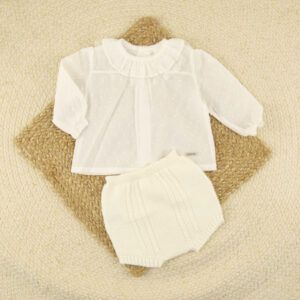 Conjunto Camisa y Pololo Crudo Visi