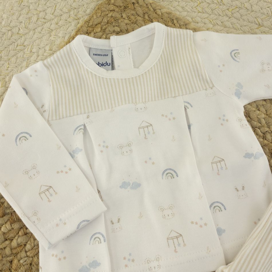 Conjunto Polaina Bebé Niño Cielo Babidu - Imagen 2