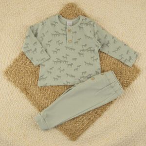 Conjunto Verde Cebras Babidu