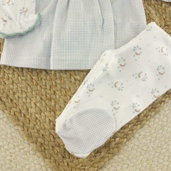Conjunto Polaina Bebe Niña Pradera Babidu - Imagen 3