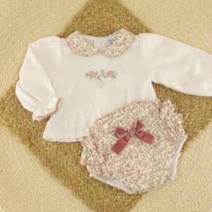 Conjunto Bebé Niña Belgica Dulce de Fresa
