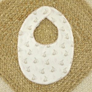 Babero Liebre Rosa Babidu