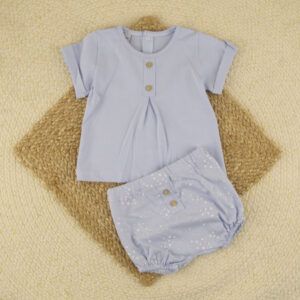 Conjunto Pololo Galaxy Celeste Babidu