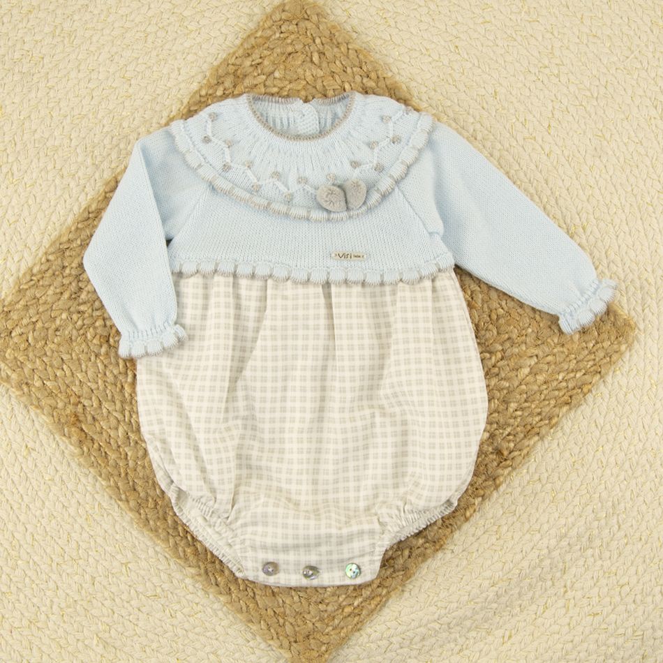 Pelele Cuadros Celeste Visi