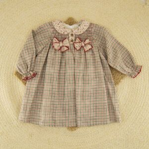 Vestido Cuadros Finlandia Dulce de Fresa