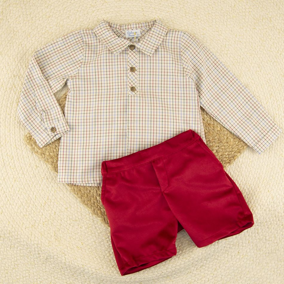 Conjunto Dinamarca Rojo Dulce de Fresa