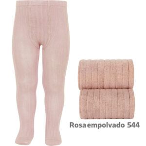 Leotardo Cóndor Canalé Color Rosa Empolvado