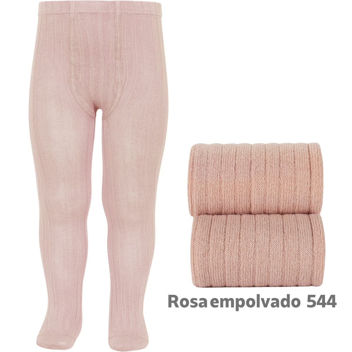 Leotardo Cóndor Canalé Color Rosa Empolvado