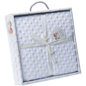 Manta Topitos Blanca Gamberritos