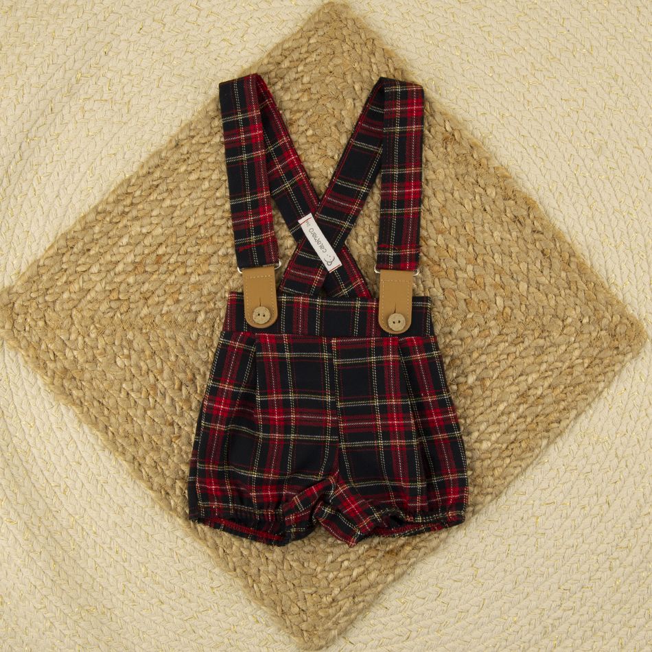 Pololo Tirantes Niño Cuadros Calamaro