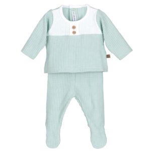 Conjunto Polaina Niño Rodas Mint Calamaro