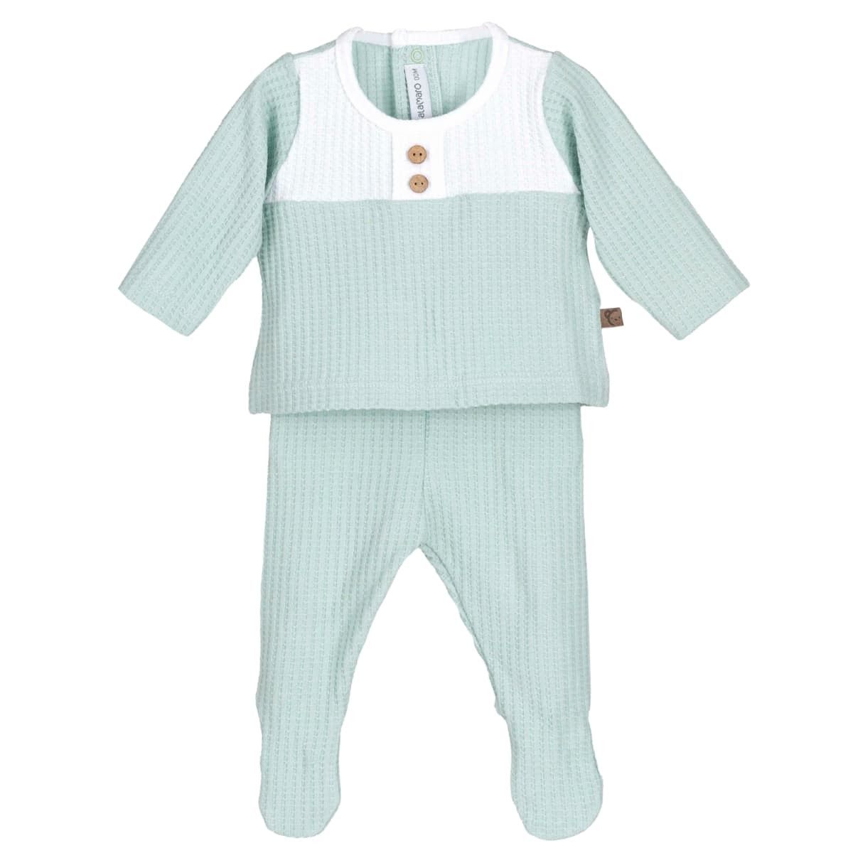 Conjunto Polaina Niño Rodas Mint Calamaro