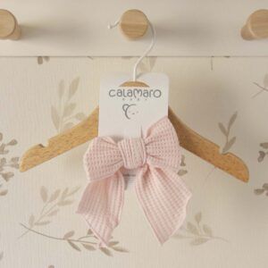 lazo grande bebe rosa waffle calamaro coleccion rodas