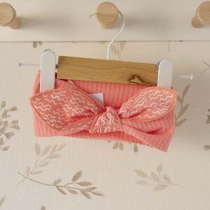 turbante bebe coral lazo estampado calamaro sikar