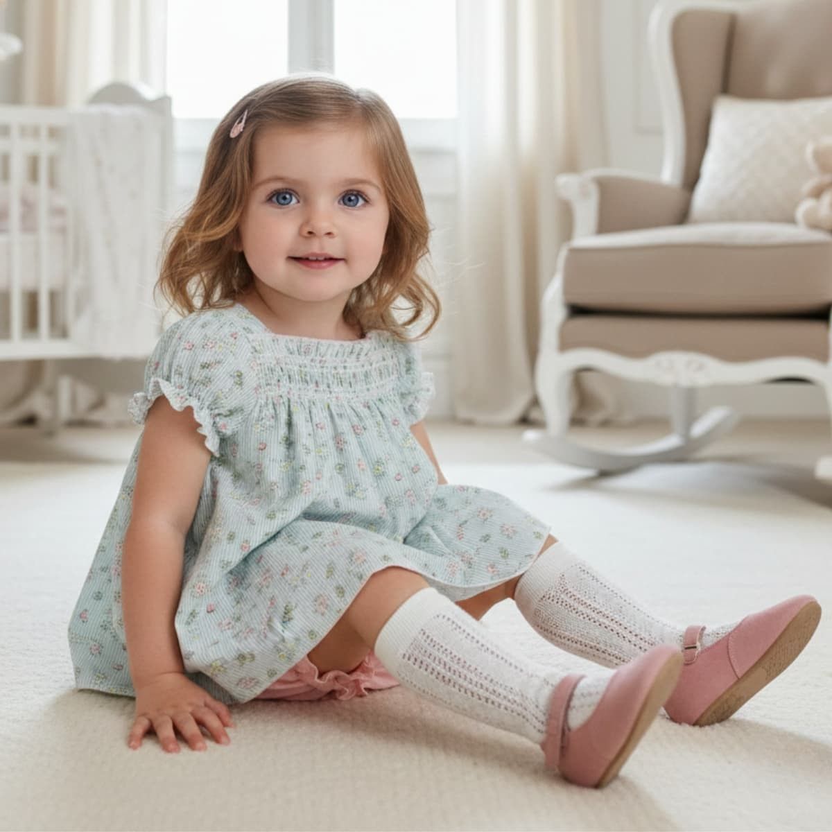 Jesusito bebé floral coral ceremonia - Dulce de Fresa | Gateos - Imagen 2