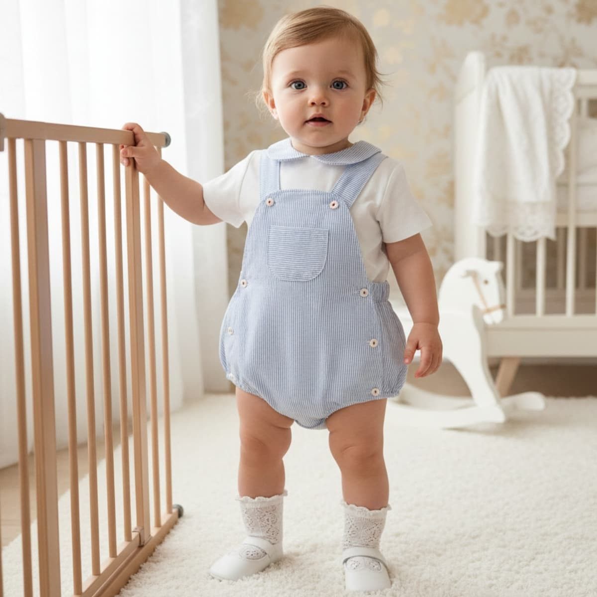 Ranita bebé rayas azul marinera - Dulce de Fresa | Gateos - Imagen 2