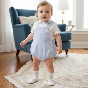 Ranita bebé rayas azul Dulce de Fresa estilo marinero