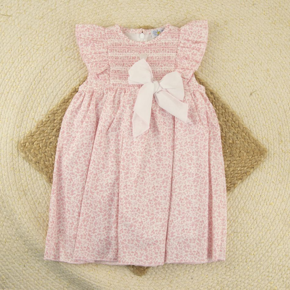 Vestido niña rosa floral vuelo elegante - Dulce de Fresa | Gateos - Imagen 3