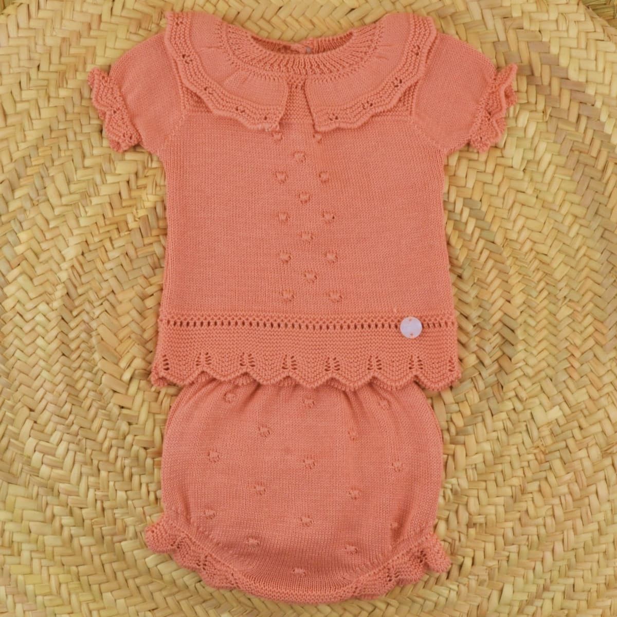 Conjunto Cubrepañal Coral Primor | Gateos - Imagen 3