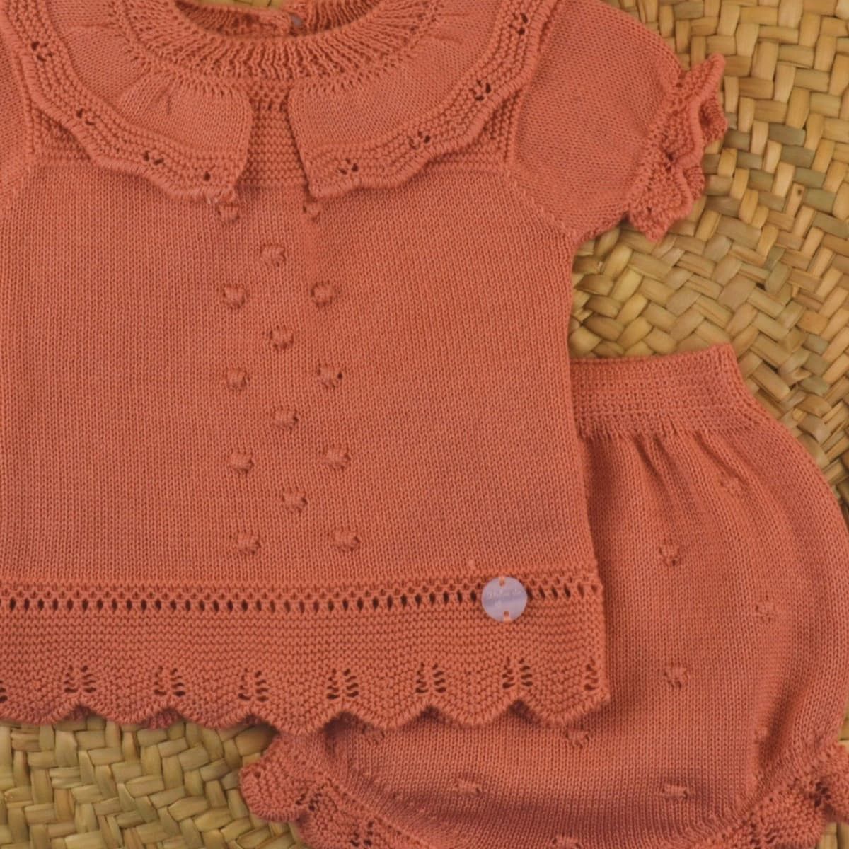 Conjunto Cubrepañal Coral Primor | Gateos - Imagen 2