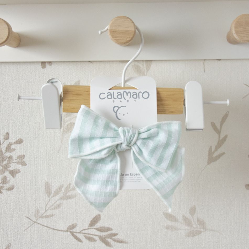 lazo pelo bebe mint rayas calamaro accesorio niña
