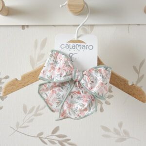 lazo bebe floral rosa calamaro mumbai accesorio infantil