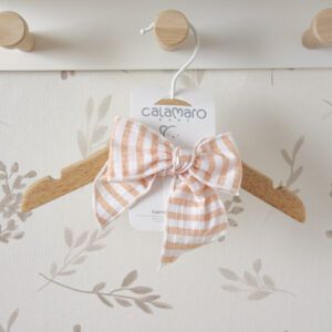 lazo pelo niña rayas naranja calamaro delhi