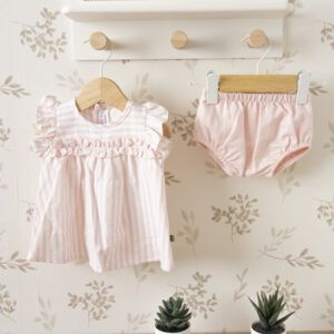 jesusito bebe rayas rosa calamaro con braguita