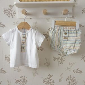 conjunto bebe rayas calamaro indore verano