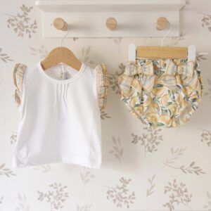 conjunto bebe limones calamaro indore verano