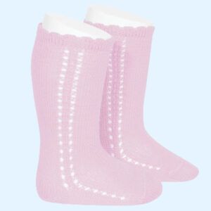 Calcetines Altos Perle Calado Lateral Sakura