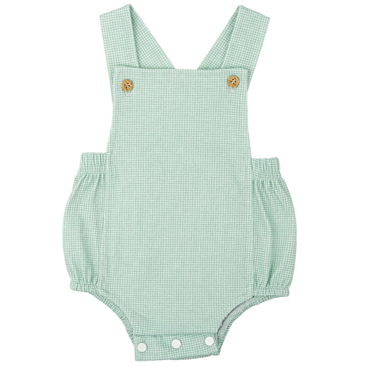 Pelele Tirantes Bebé Niño Verde Babidu Dulzura - Imagen 2