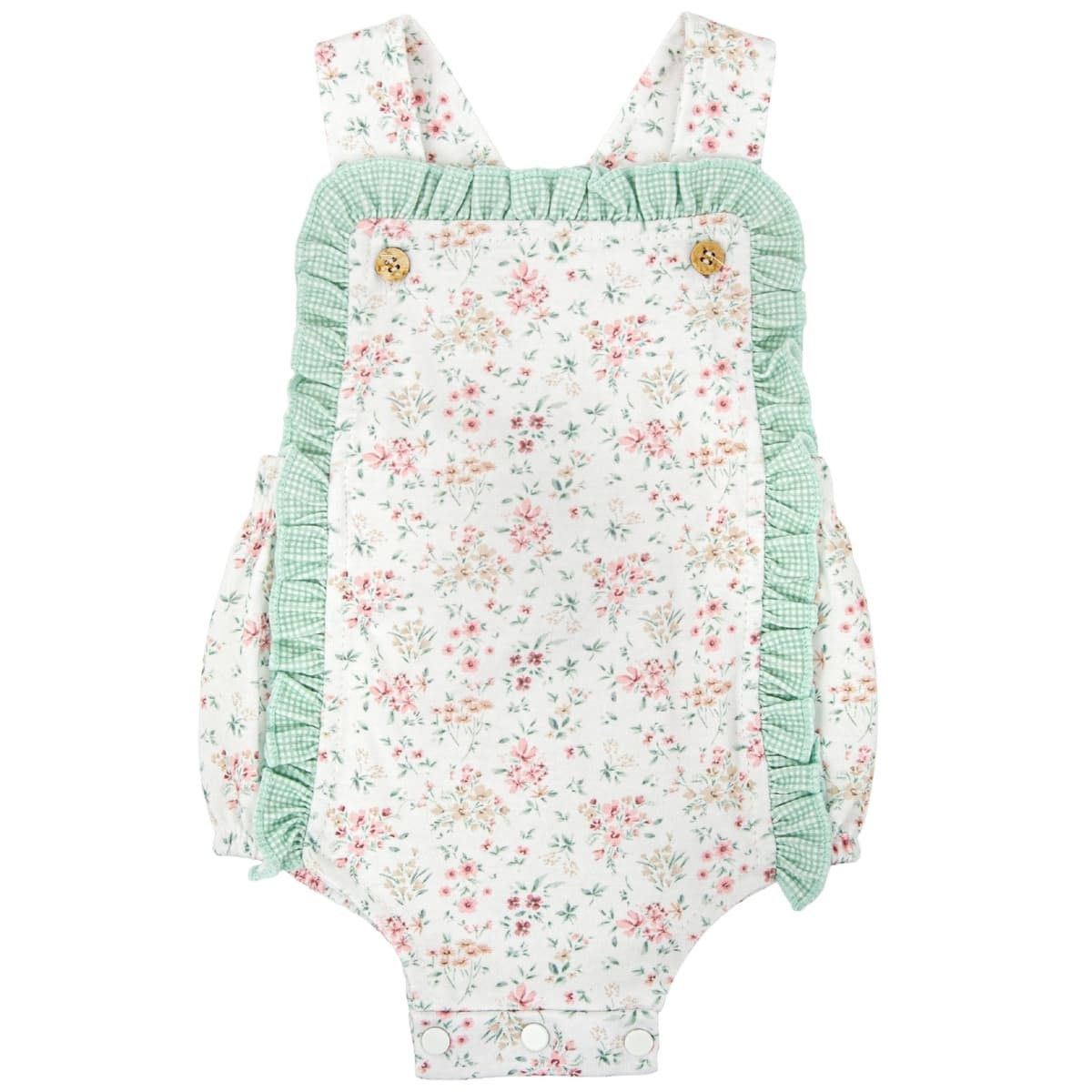 Pelele Corto Tirantes Niña Dulzura Babidu - Imagen 2