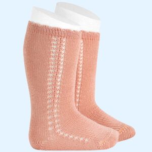 Calcetines Altos Perle Calado Lateral Salmonete