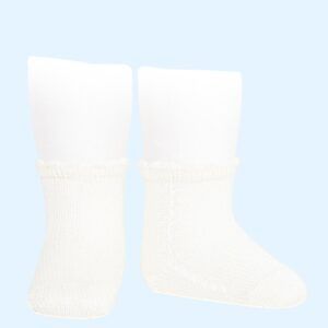 Calcetín Corto Perlé Calado Lateral Nata Cóndor