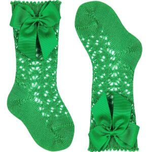 Calcetín Alto Calado Lazo Cóndor Verde Andalucia