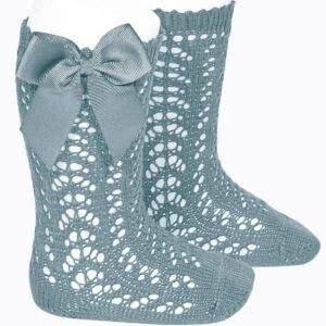 Calcetín Alto Calado Lazo Cóndor Verdeseco