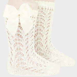 Calcetín Alto Calado Lazo Cóndor cava