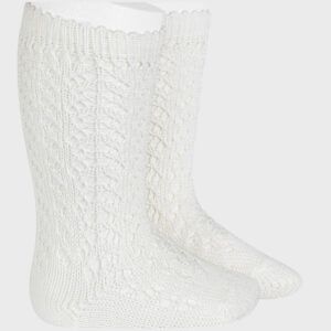 Calcetín Alto Algodón Calado 202